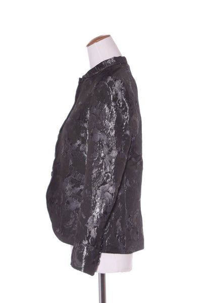 ATELIER By Repertoire (NZ) Graphite rose jacquard jacket! 8-10
