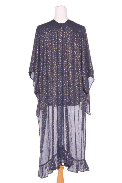 AUGUSTINE - Heart print ruffle trim kimono! 8-16