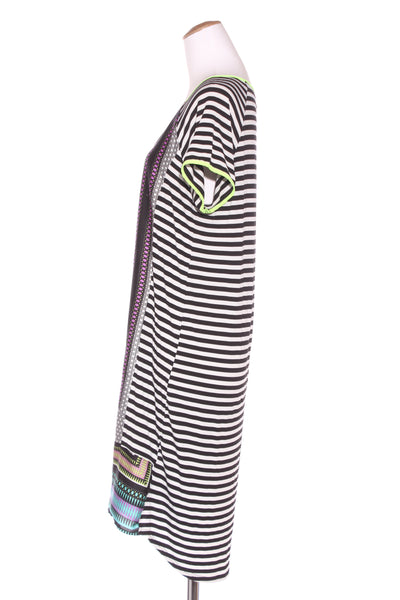 CHARLO - Aztec + stripe panel dress! 14