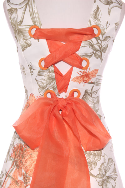 LEO LIN (LN) Embroidered floral tie back dress! 8