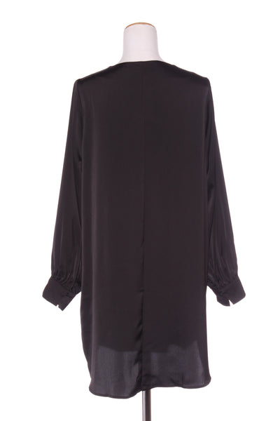 H&M (BN) Black satin dress! 10-12