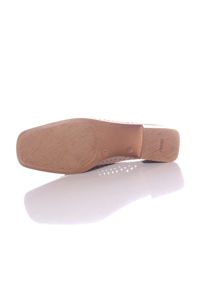 RIEKER - Perforated leather shoes - Creamy beige! 41