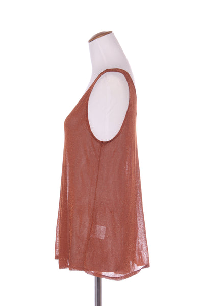 AMAYA - Bronze metallic knit tank! 14