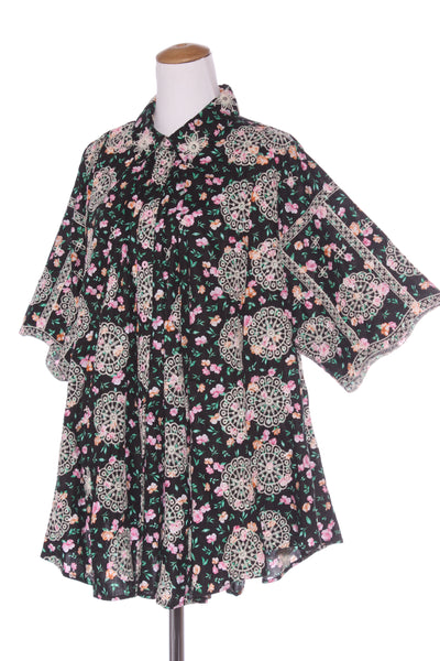 CURATE By Trelise "Collar back girl" embroidered shirt! 14-16