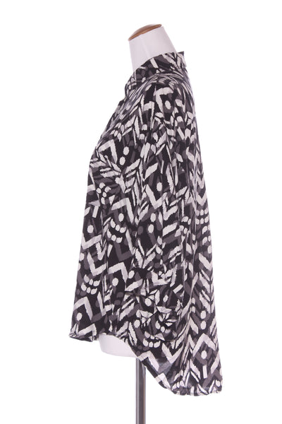 Abstract print rayon shirt! 14