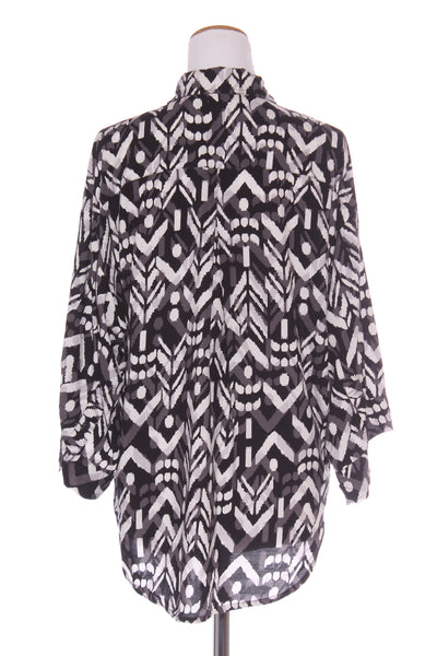 Abstract print rayon shirt! 14