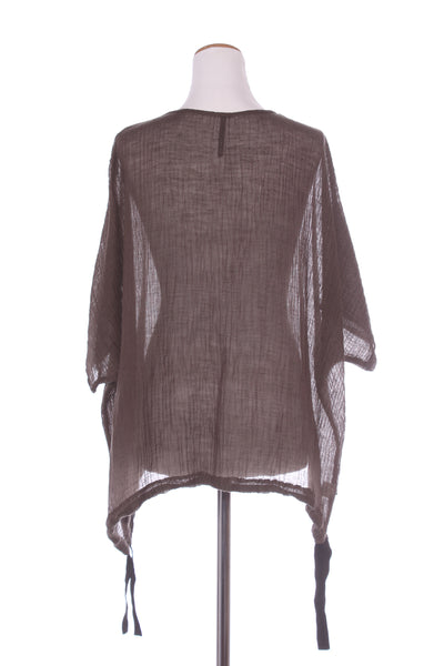NES (NZ) Linen gauze relaxed fit top - Olive! 12-16