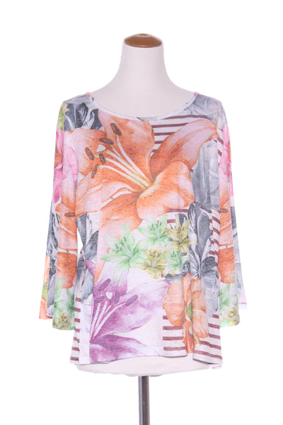 ALAULA - Angel sleeve floral top! 12-14