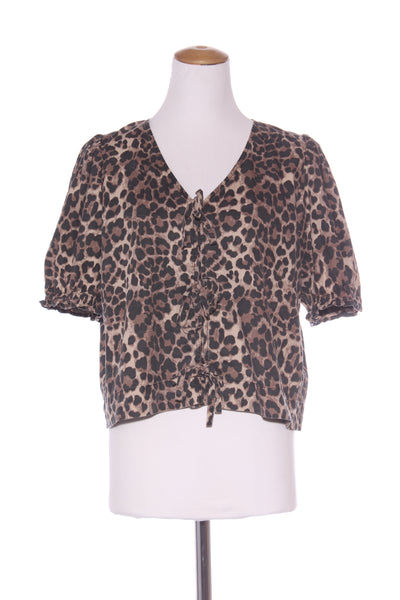 MINERAL - Leopard print tie front top! 14