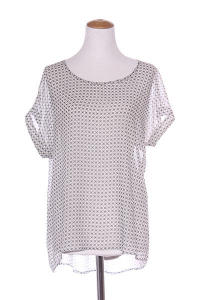 FOIL - Geo print chiffon top! 14