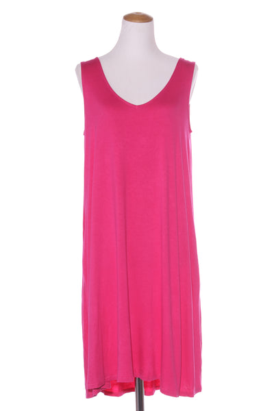 BETTY BASICS - Pink viscose drape dress! 12-14