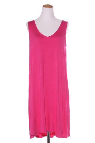 BETTY BASICS - Pink viscose drape dress! 12-14