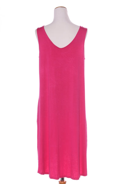 BETTY BASICS - Pink viscose drape dress! 12-14