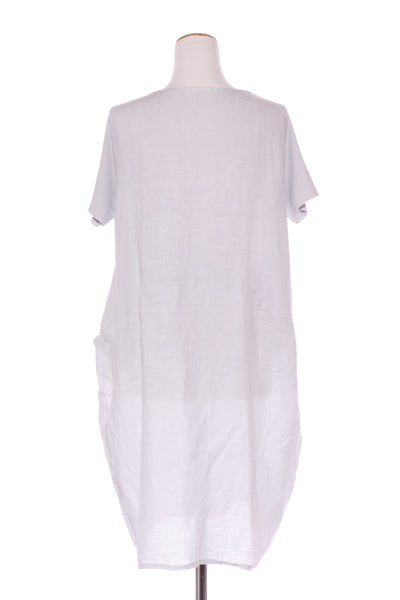 Italian made linen dress - Pale blue with pockets! 14