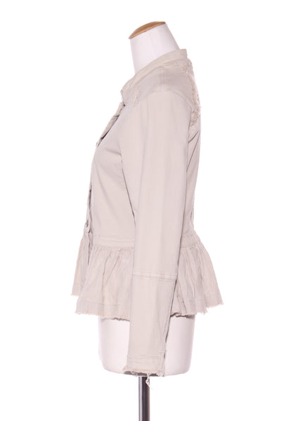 LOOBIE'S STORY - Stretch cotton linen peplum jacket! 8-10