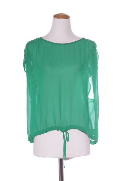 MOOCHI "Device" chiffon top - Kelly green! 14