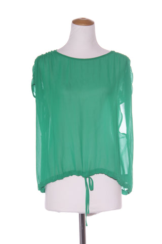 MOOCHI "Device" chiffon top - Kelly green! 14