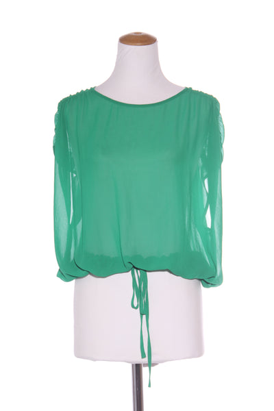 MOOCHI "Device" chiffon top - Kelly green! 14