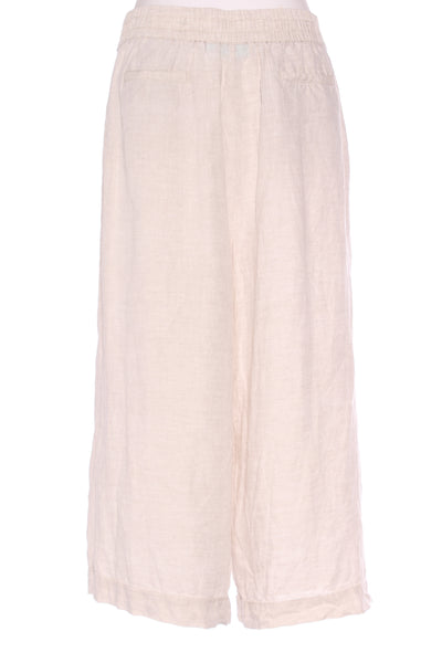 BLUE ILLUSION (LN) French linen waist tab culottes! 14-6