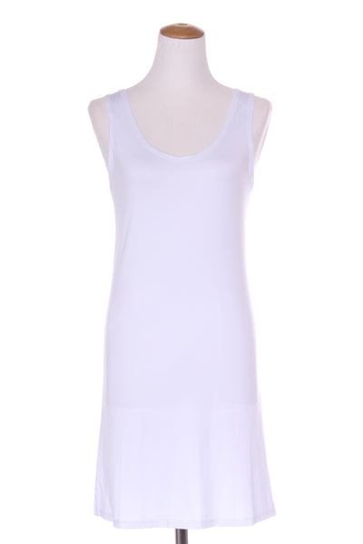 KETZ-KE - Rayon white tank slip dress! 14