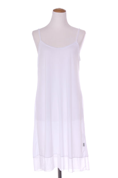 ART STYLE - Chiffon hem white slip dress! 14