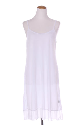 ART STYLE - Chiffon hem white slip dress! 14