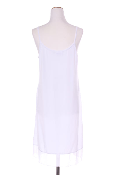 ART STYLE - Chiffon hem white slip dress! 14
