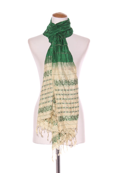 VINTAGE large Indian silk sari/shawl!