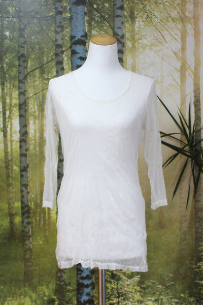 LAUREN VIDAL - Cream mesh layering top! 16