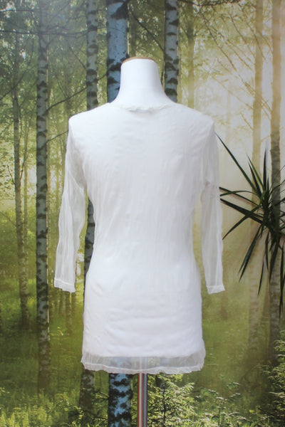 LAUREN VIDAL - Cream mesh layering top! 16