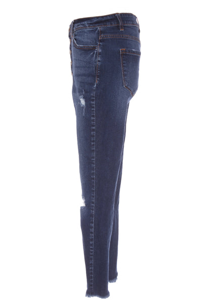 KANCAN - High waist raw hem jeans! 11/29