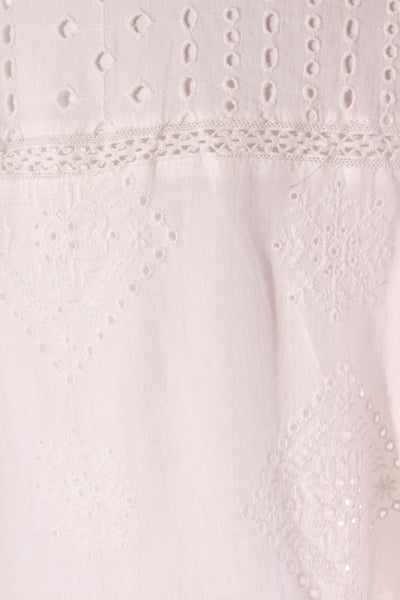 ZARA - Broderie + lace crop shirt! 12