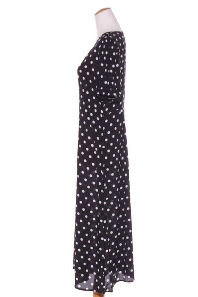 H&H (BN) 'V' neck spot print midi dress! 14