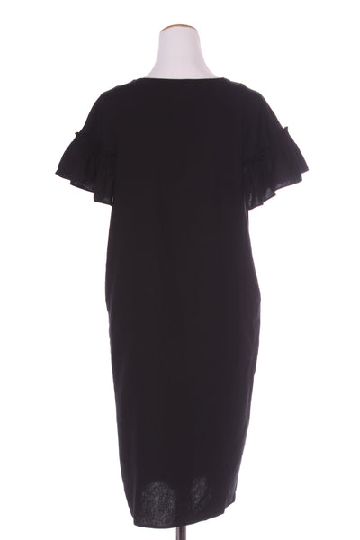 YOURS ALWAYS - Flutter sleeve linen blend dress! 10-12