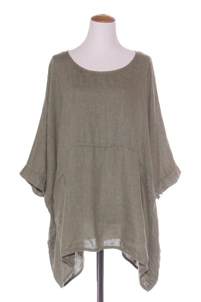 ITALIAN PROVINCE (ITA) One size linen top! 8-18