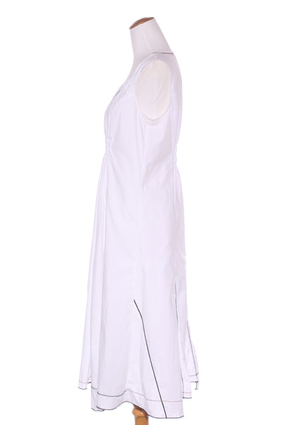 VERGE - Embroidered detail cotton midi dress! 12