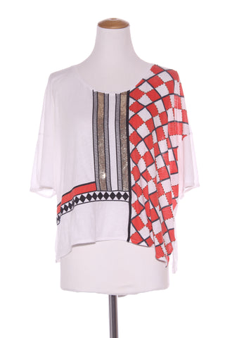 SASS & BIDE - Embroidered  embellished tee! 10-14