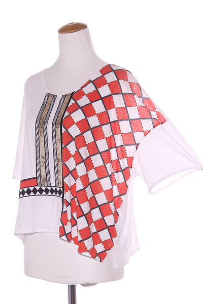 SASS & BIDE - Embroidered  embellished tee! 10-14