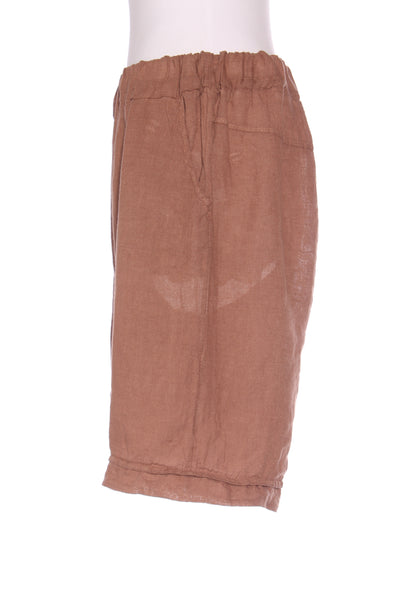 MADE IN ITALY (ITA) Chocolate linen short! 14