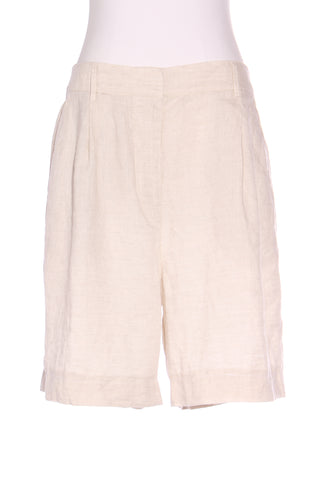 SUSSAN (LN) Oatmeal linen shorts + pockets! 14