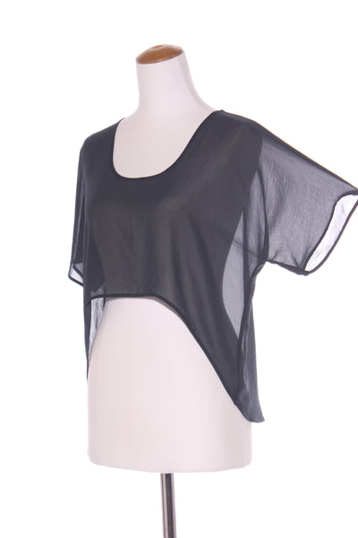 NYNE (NZ) Scoop hem crop chiffon top! 14