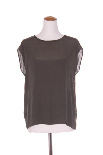 TRENERY - Viscose silk blend shell top! 12
