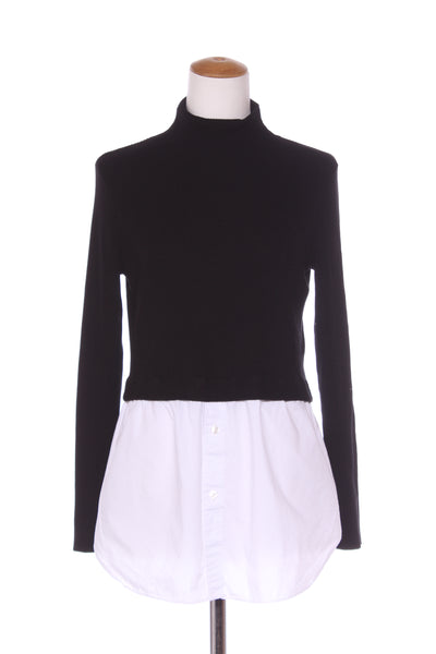 PORTMANS - Polo neck rib knit + shirt hem top! 14