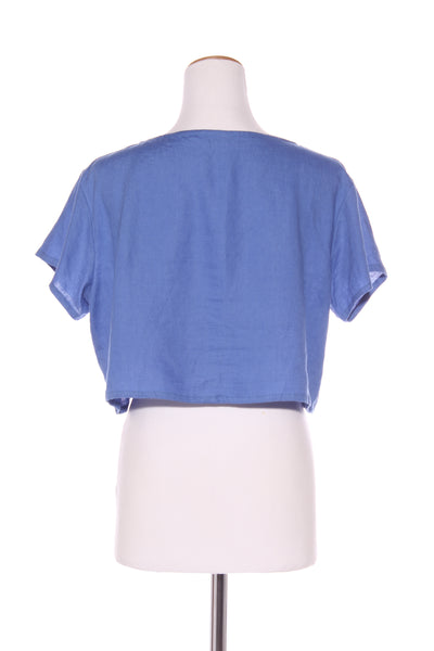 HARRÏE & SAM (NZ)(LN) Blue linen crop top! 14