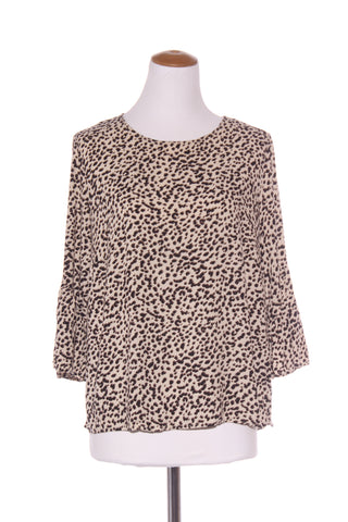 H&M - Flare sleeve top - Animal print! 12
