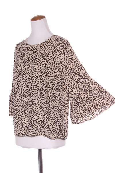 H&M - Flare sleeve top - Animal print! 12