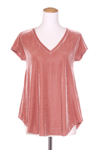 DYLAN - Velvet 'V' neck top! 8-10