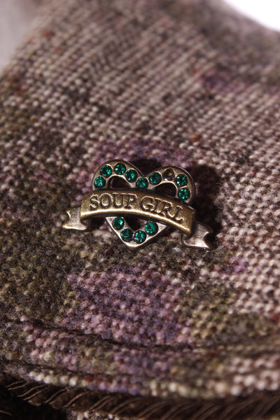 SOUP - Floral plaid crop jacket! 6-8