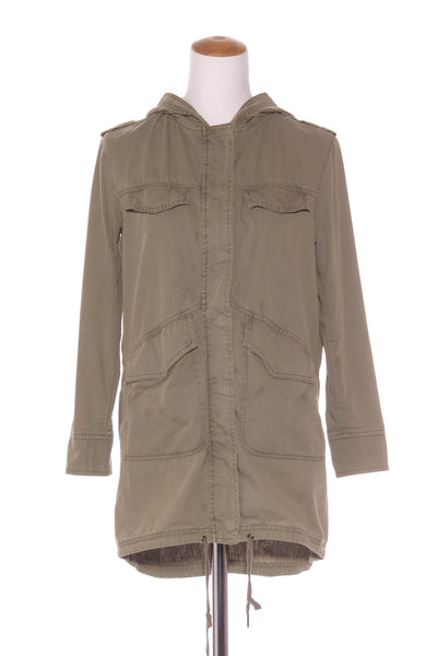 COTTON ON - Hooded khaki cotton jacket! 6-10