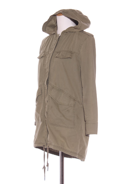 COTTON ON - Hooded khaki cotton jacket! 6-10